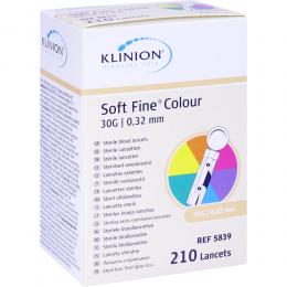 KLINION Soft fine colour Lanzetten 30 G 210 St Lanzetten