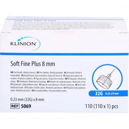 KLINION Soft fine plus Pen-Nadeln 0,23x8 mm 32 G 110 St.
