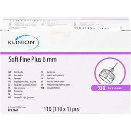 KLINION Soft fine plus Pen-Nadeln 0,25x6 mm 31 G 110 St.
