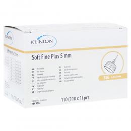 KLINION Soft fine plus Pen-Nadeln 5mm 32 G 0,23mm 110 St Kanüle