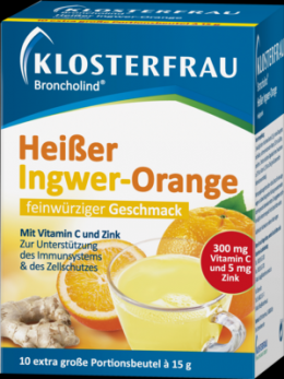 KLOSTERFRAU Broncholind heier Ingwer-Orange Gran. 10X15 g
