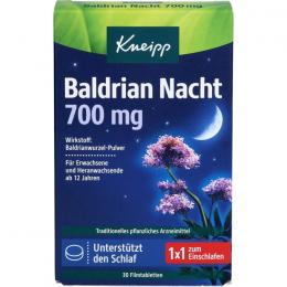 KNEIPP Baldrian Nacht 700 mg Filmtabletten 30 St.