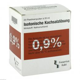 KOCHSALZLÖSUNG 0,9% Plastikampulen Fresenius 20 X 20 ml Injektionslösung
