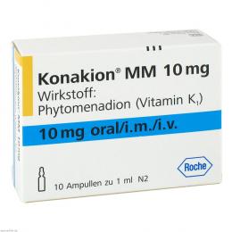 Ein aktuelles Angebot für KONAKION MM 10 mg Lösung 10 St Lösung Vitaminpräparate - jetzt kaufen, Marke CHEPLAPHARM Arzneimittel GmbH.