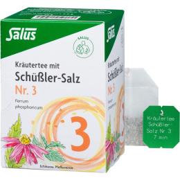 KRÄUTERTEE mit Schüssler-Salz Nr.3 Salus Fbtl. 15 St.