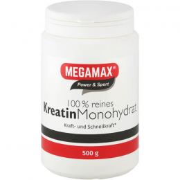 KREATIN MONOHYDRAT 100% Megamax Pulver 500 g