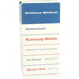 Ein aktuelles Angebot für KURZZUGBINDE Cottonelast 12 cmx5 m 1 St Binden Verbandsmaterial - jetzt kaufen, Marke Holthaus Medical GmbH & Co. KG.