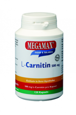L-CARNITIN 500 mg Megamax Kapseln 104 g