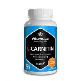 Ein aktuelles Angebot für L-CARNITIN 680 mg vegan Kapseln 120 St Kapseln Nahrungsergänzungsmittel - jetzt kaufen, Marke Vitamaze GmbH.