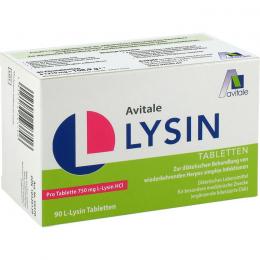 L-LYSIN 750 mg Tabletten 90 St.