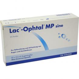 Ein aktuelles Angebot für Lac-Ophtal MP sine Gel bei starkem Trockenheitsgefühl der Augen 30 X 0.6 ml Augentropfen Trockene & gereizte Augen - jetzt kaufen, Marke Dr. Winzer Pharma GmbH.