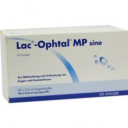 Ein aktuelles Angebot für Lac-Ophtal MP sine Gel bei starkem Trockenheitsgefühl der Augen 60 X 0.6 ml Augentropfen Trockene & gereizte Augen - jetzt kaufen, Marke Dr. Winzer Pharma GmbH.