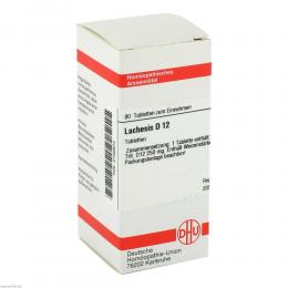 LACHESIS D 12 Tabletten 80 St Tabletten