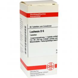 LACHESIS D 6 80 St Tabletten