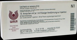 LACHESIS E veneno GL D 12 Ampullen 10X1 ml