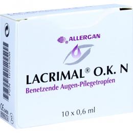 LACRIMAL O.K. N Augentropfen 10 X 0.6 ml Augentropfen