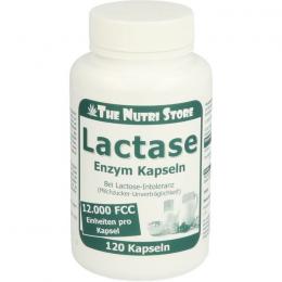 LACTASE 12.000 FCC Enzym Kapseln 120 St.