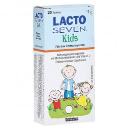 LACTO SEVEN Kids Erdbeer-Himbeer-Geschmack Tabl. 20 St Tabletten
