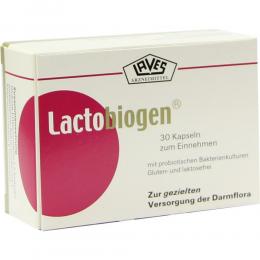 Ein aktuelles Angebot für LACTOBIOGEN Kapseln 30 St Kapseln Darmflora aufbauen & stärken - jetzt kaufen, Marke Laves-Arzneimittel GmbH.