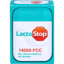 LACTOSTOP 14.000 FCC Tabletten Spender 80 St.