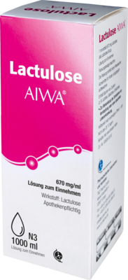 LACTULOSE AIWA 670 mg/ml Lsung zum Einnehmen 1000 ml