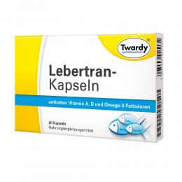 Ein aktuelles Angebot für LEBERTRAN KAPSELN 30 St Kapseln Nahrungsergänzungsmittel - jetzt kaufen, Marke Astrid Twardy GmbH.