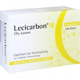 LECICARBON E CO2 Laxans Erwachsenensuppositorien 100 St Erwachsenen-Suppositorien