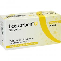 LECICARBON E CO2 Laxans Erwachsenensuppositorien 30 St Erwachsenen-Suppositorien