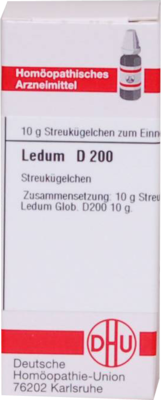 LEDUM D 200 Globuli 10 g