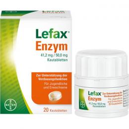 LEFAX Enzym Kautabletten 20 St.