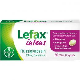 LEFAX intens Flüssigkapseln 250 mg Simeticon 20 St.