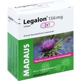 Legalon Madaus 156 mg mit Silymarin 30 St Hartkapseln