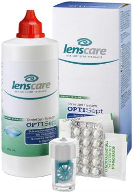 Ein aktuelles Angebot für Lenscare OptiSept 350ml + 45 Tabletten + 1 Beh 1 P Kombipackung Trockene & gereizte Augen - jetzt kaufen, Marke 4 CARE GmbH.