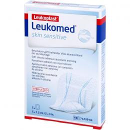 LEUKOMED skin sensitive steril 5x7,2 cm 5 St.