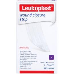 LEUKOPLAST wound closure strip 6x75 mm weiß 30 St.
