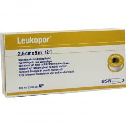 Ein aktuelles Angebot für LEUKOPOR 2,5 cmx5 m 12 St Pflaster Pflaster - jetzt kaufen, Marke BSN medical GmbH.