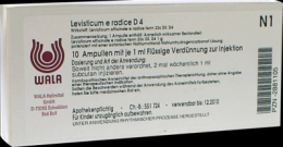 LEVISTICUM E radice D 4 Ampullen 10X1 ml