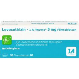 LEVOCETIRIZIN-1A Pharma 5 mg Filmtabletten 50 St.