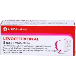 LEVOCETIRIZIN AL 5 mg Filmtabletten 50 St.