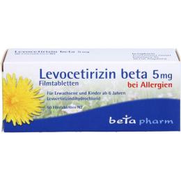 LEVOCETIRIZIN beta 5 mg Filmtabletten 50 St.