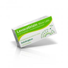 LEVOCETIRIZIN Micro Labs 5 mg Filmtabletten 100 St Filmtabletten
