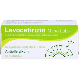 LEVOCETIRIZIN Micro Labs 5 mg Filmtabletten 50 St.