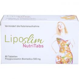 LIPOSLIM NutriTabs Tabletten 80 St.