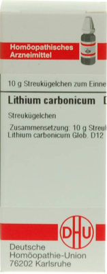 LITHIUM CARBONICUM D 12 Globuli 10 g