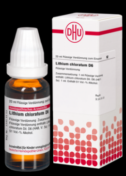 LITHIUM CHLORATUM D 6 Dilution 20 ml