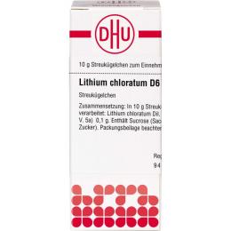 LITHIUM CHLORATUM D 6 Globuli 10 g