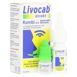 Livocab Direkt Kombi 4ml Augentropfen+5ml Nasenspray 1 P Kombipackung