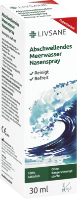 LIVSANE abschwellendes Meerwasser-Nasenspray 30 ml