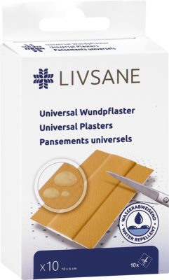LIVSANE Universal Wundpflaster 6x10 cm 10 St