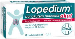 Lopedium akut Hexal 10 St Hartkapseln